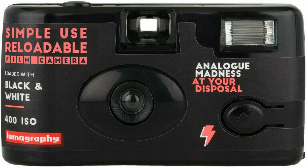 Lomography Simple Use – Black & White – Appareil jetable