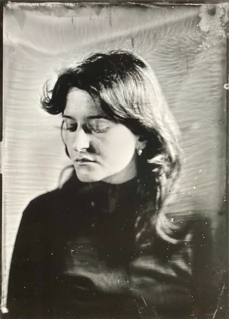 Wet plate Portrait Collodion – Tintype 9x12cm (1h)