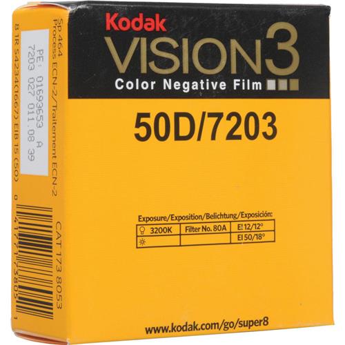 Kodak VISION3 50D/7203 Color Negative Film