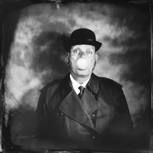 Portrait Collodion – Ferrotype 25x25 